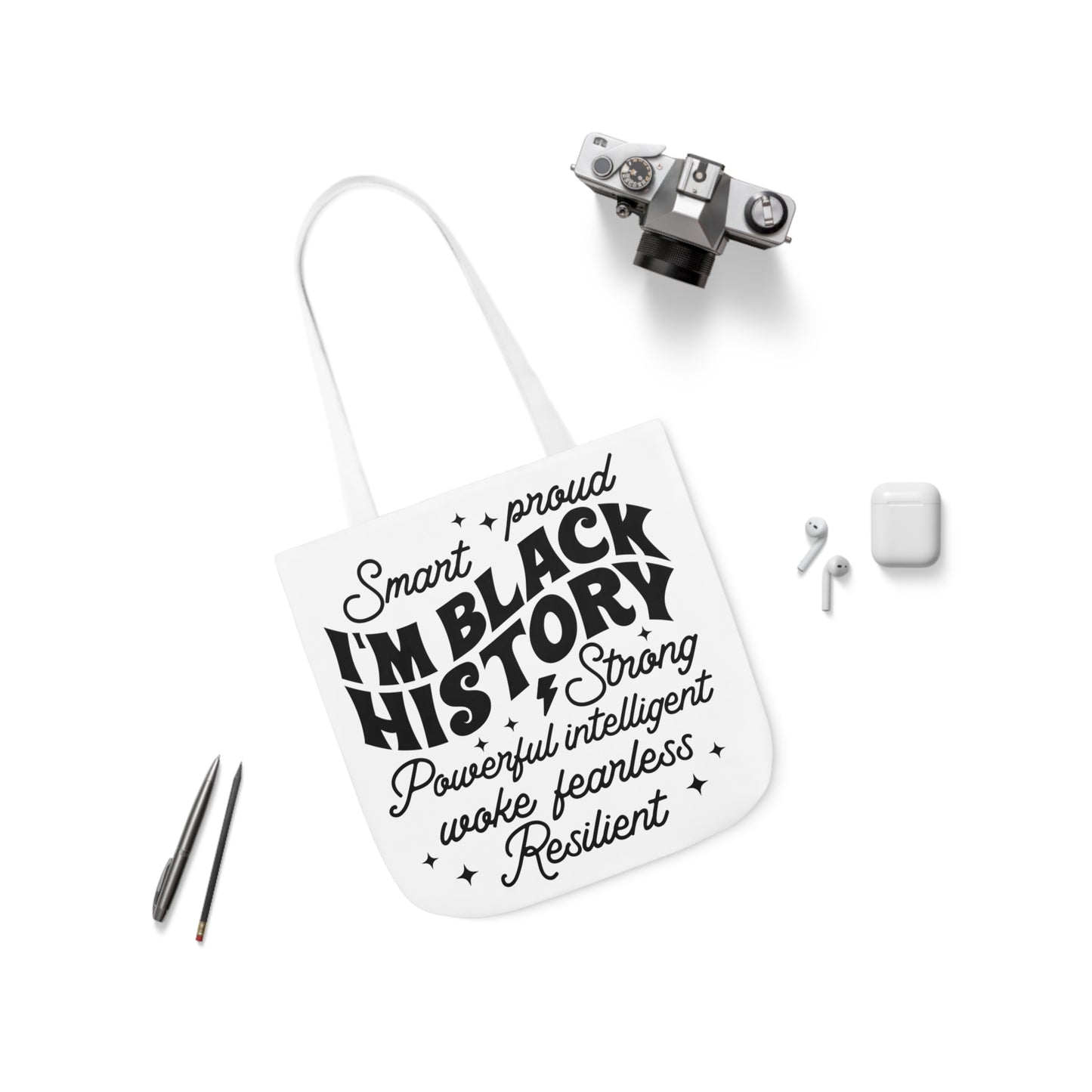 I'm Black History B&W Tote