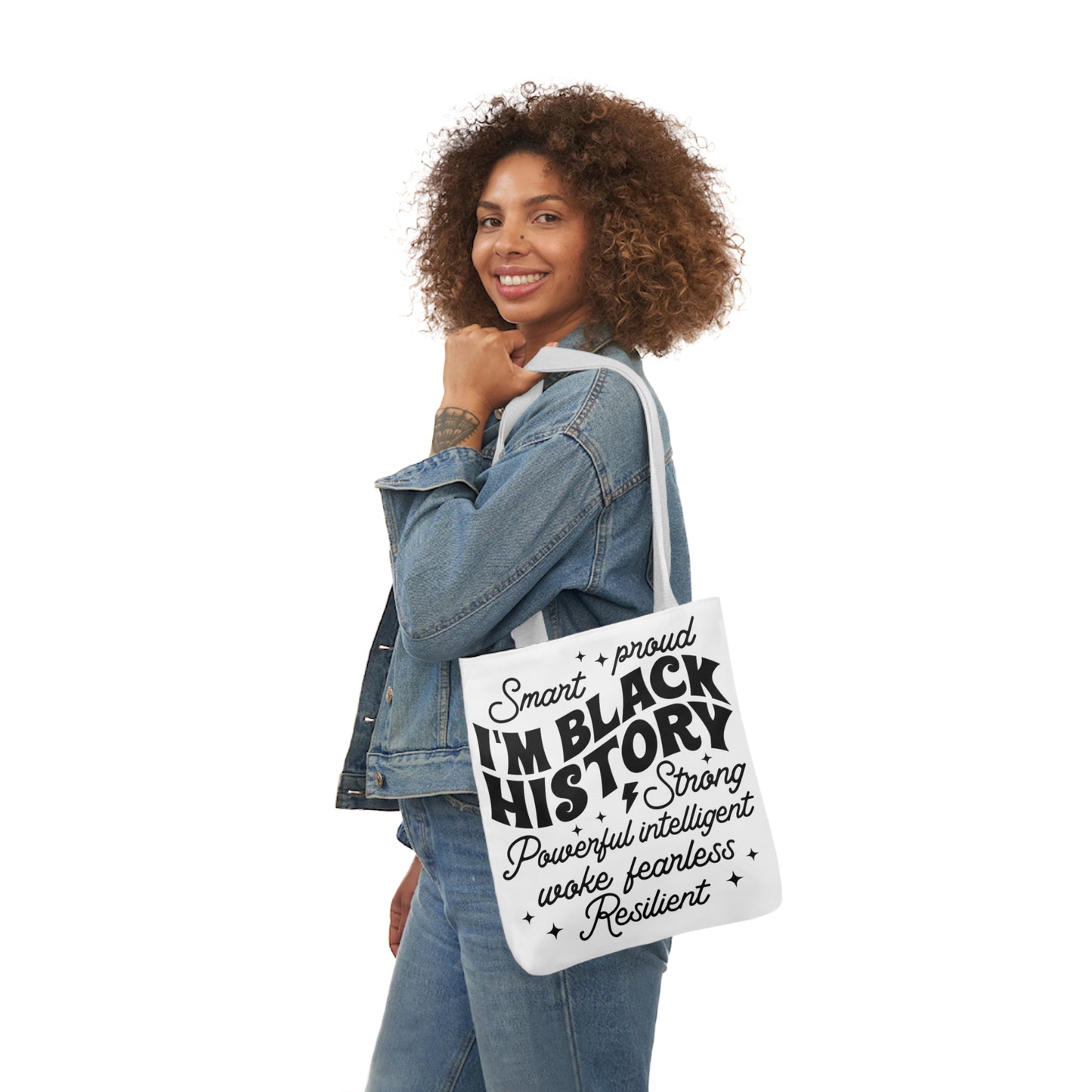 I'm Black History B&W Tote