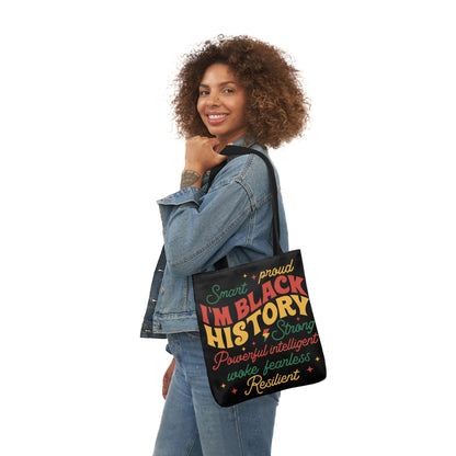 I'm Black History-Colorful  Black Tote