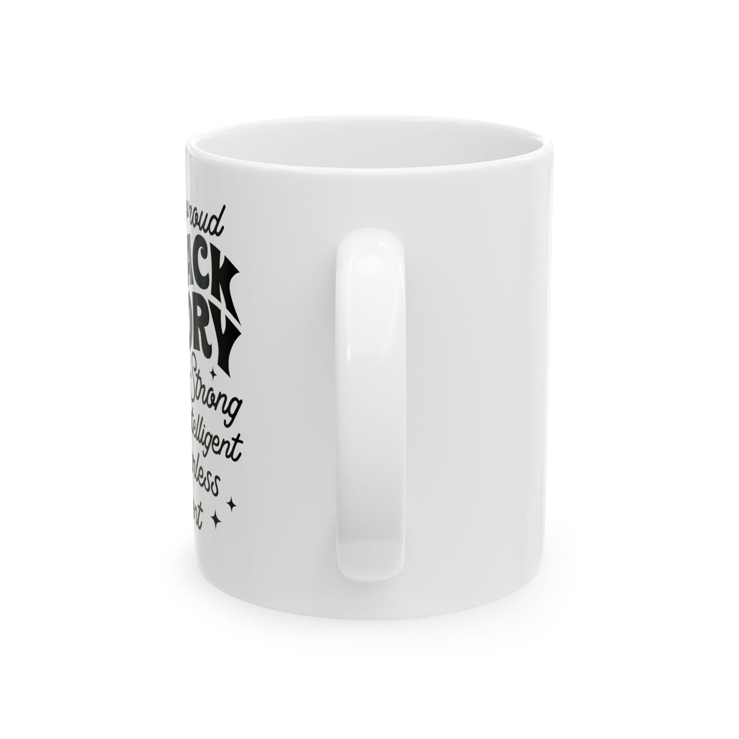 I'm Black History Coffee Mug- B&W