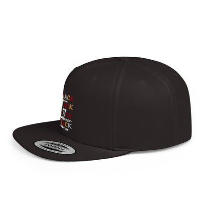 Snapback Cap Black Joy Cap