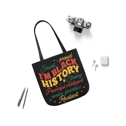 I'm Black History-Colorful  Black Tote