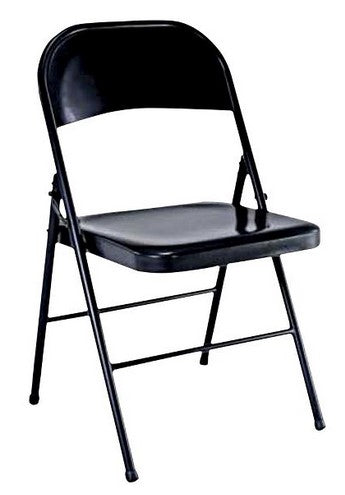 Black Metal Folding Chairs