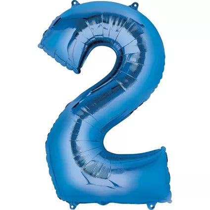 Foil Number Balloon-Blue