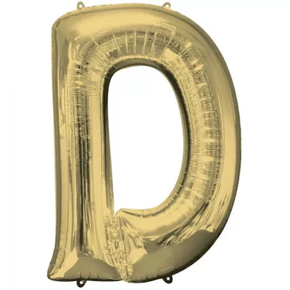 Foil Letter Balloon-Gold