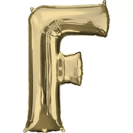 Foil Letter Balloon-Gold