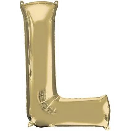 Foil Letter Balloon-Gold