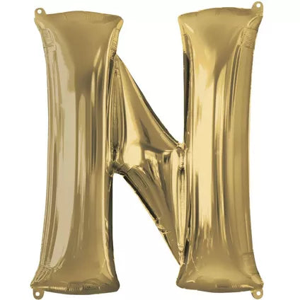 Foil Letter Balloon-Gold