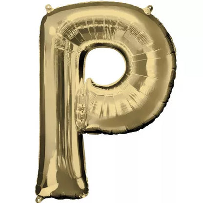 Foil Letter Balloon-Gold