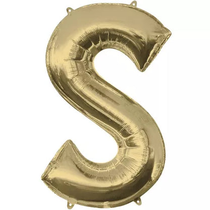 Foil Letter Balloon-Gold