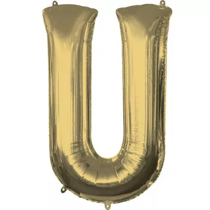 Foil Letter Balloon-Gold