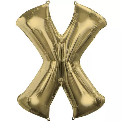 Foil Letter Balloon-Gold