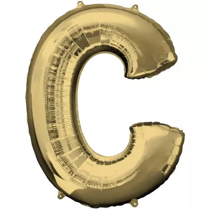 Foil Letter Balloon-Gold