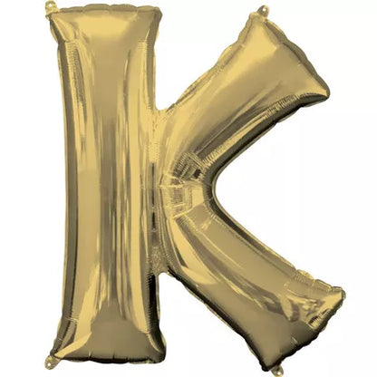 Foil Letter Balloon-Gold